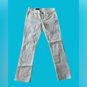 NWT J. Crew Women’s Jeans White Matchstick Skinny Straight Fit 29 Short